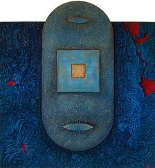 Fero Kučo, Modrý svet, 619 €, 95x105cm, kombinovaná technika, na vyžiadanie