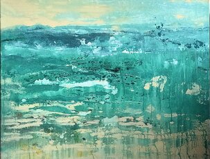 Agneša Vavrinová, olejomaľba Aqua alta, 70x90 cm, 490 €