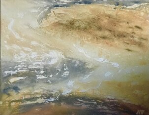 Agneša Vavrinová, olejomaľba Prúd, 70x90 cm, 490 €