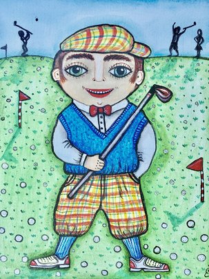 Alžbeta Čáková, Golfista