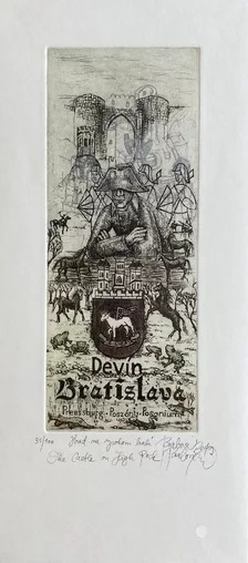 Barbora Paulovičová, Hrad na vysokm brale, 29x13 cm, 84 €