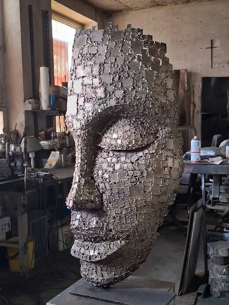 Braňo Brody, Face Woman, výška 100 cm