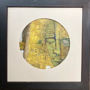 Daniela Révayová-Lichardusová, Keď spím, tak sním, akryl na plátne 28 cm, zarámované 50x50 cm, 420 €