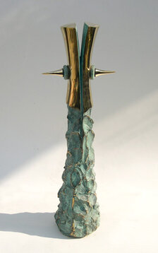 Gabriel Strassner, Objekt II, bronz ,1 990€, výška 69 cm