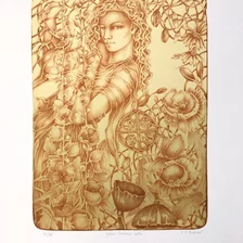 Grafický list, Darina Berková, Cykus Slovania-Lada, 100 €, 40x30 cm