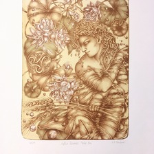 Grafický list, Darina Berková, Cykus Slovania-Matka Zem, 85 €, 40x30 cm