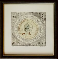 Grafika, Ivan Kováčik, Strelec, 77 €, 33,5x34,5 cm