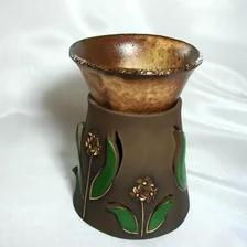 Ivana Výbohová, keramická plastika, Aromalampa, výška 13 cm