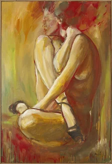 Jana Hegyiová, Baletka, 128x87cm