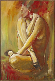 Jana Hegyiová, Baletka, 128x87cm