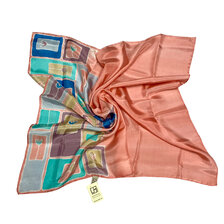 Jana Melichová, Šatka č. 10 rúžová, 65x65 cm, 45 €