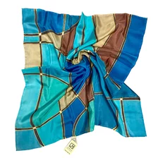 Jana Melichová, Šatka č. 11 modrá, 65x65 cm, 45 €