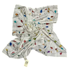 Jana Melichová, Šatka č. 12 biela, 65x65 cm, 45 €