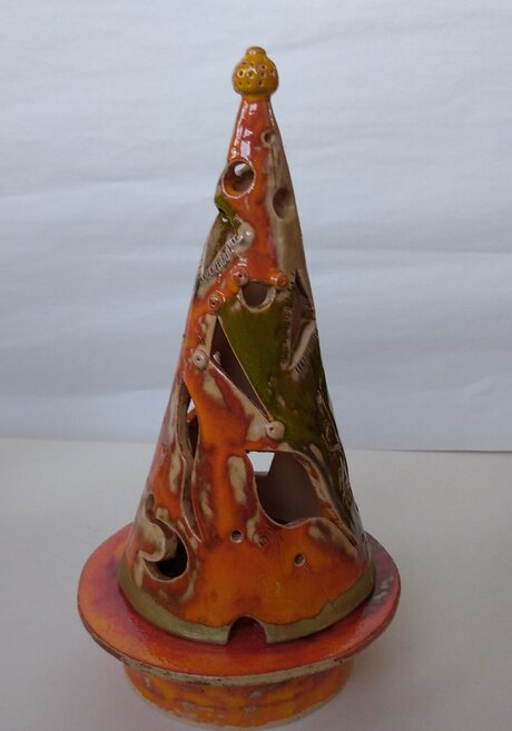 Janka Blašková, Svietnik kužeľ 2, 32x17cm, 70 €