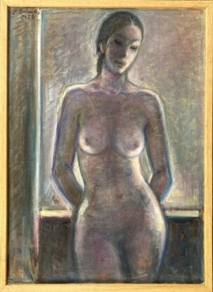 Lenka Andrášiová Boťanská, Ráno, olejomaľba 53x47 cm