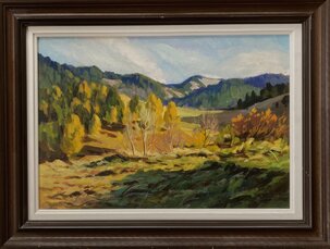 Martin Djuračka, Jeseň, 840 €, 35x49 cm, zarámované 50x64 cm