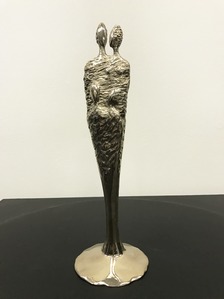 Martin Dzurek, Dvojica, bronz, 24x20 cm, 2 080 €, na vyžiadanie