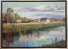Mykola Bodnár, Hamuliakova, olejomaľba na plátne 50x70 cm