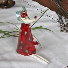 Myš s dlhými nohami, výška 14 cm