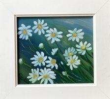 Olejomaľba, Eva Lauková, Margaréty 2, 42€, 13x15 cm, zarámované 18x20 cm