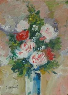 Olejomaľba, Stanislav Kollárik, Kytica 4, 260 €, 42x30 cm