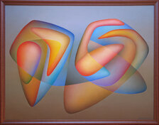 Orest Dubay ml., olejomaľba Nádej V., 70x90 cm, rám 3 cm, 1 400 €