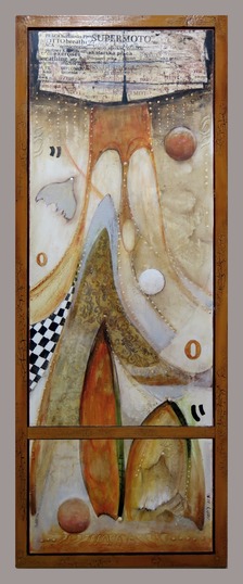 Pavel Sasín, obraz č. 1640, 130x50 cm, rám 3,5cm, 750 €