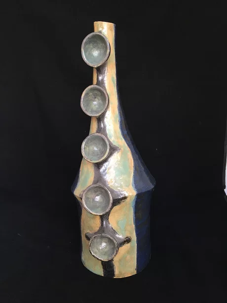 Peter Strassner, Keramická fľaša 3, výška 50 cm,195 €