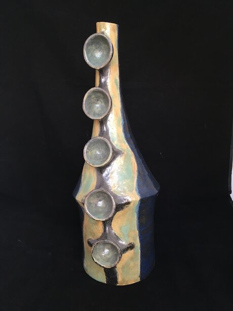 Peter Strassner, Keramická fľaša 3, výška 50 cm,195 €