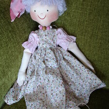 Ručne šitá bábika - dievča, 19 €