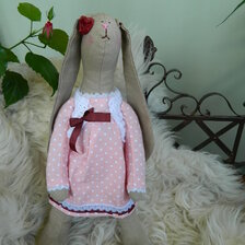 Ručne šitá bábika - zajac