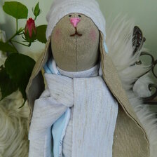 Ručne šitá bábika - zajac