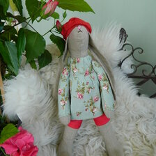 Ručne šitá bábika - zajac